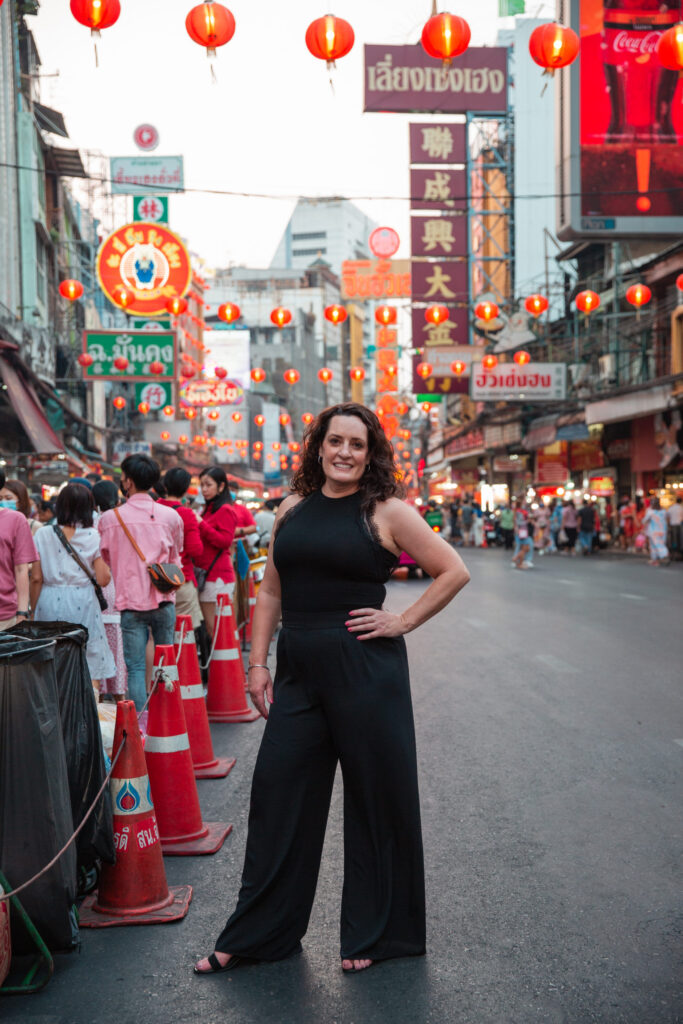 Naomi - Chinatown Bangkok - Street Portrait -lanterns